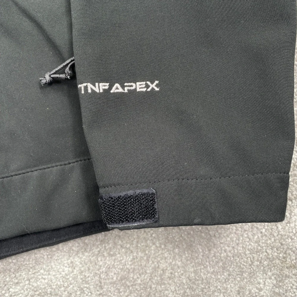 The North Face Apex Bionic Jacket Mens XL Black Softshell Windproof Fleece Lined